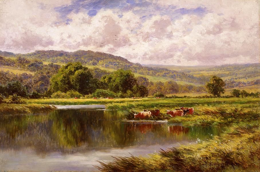 Henry H. Parker The River Mole, Dorking Surrey